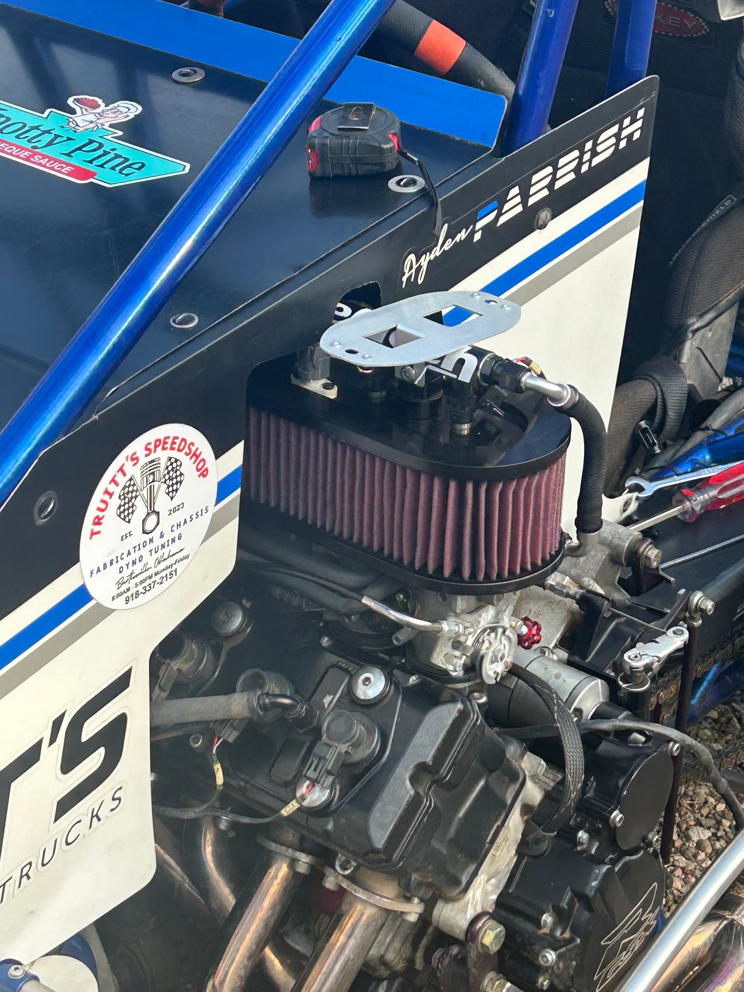 RaceGuard©️ Air Filter/Fuel Injection Cover (Full Coverage)